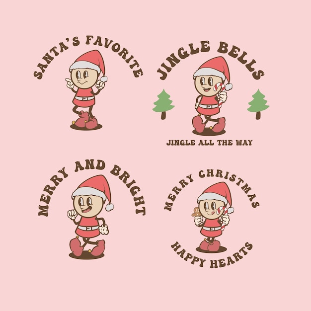 Colección de Navidad de Santa Vintage