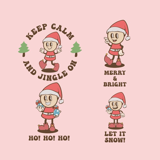 Colección de Navidad de Santa Vintage