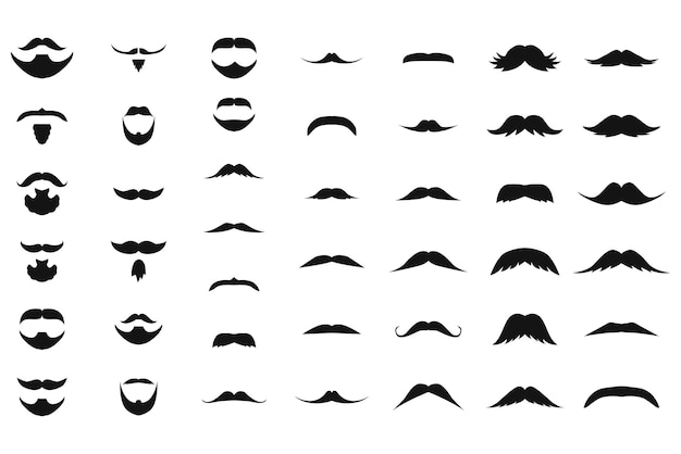 Colección de paquetes de bigote