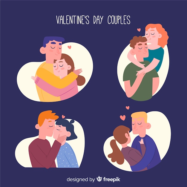 Colección parejas día de san valentín