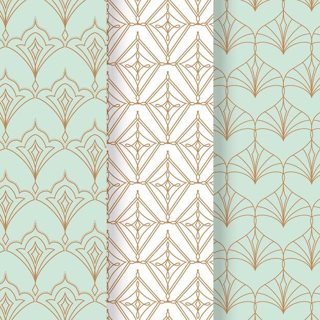 Colección de patrones art deco