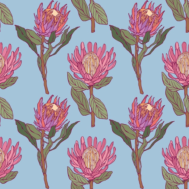 Colección de patrones botánicos sin costuras de vector mínimo para el diseño de envases o la identidad de la marca
