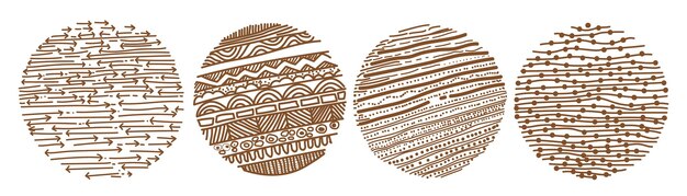 Colección de patrones circulares 2