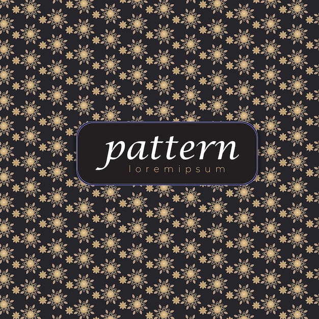 Colección de patrones sin costuras florales hermoso diseño de fondo de patrón sin costuras