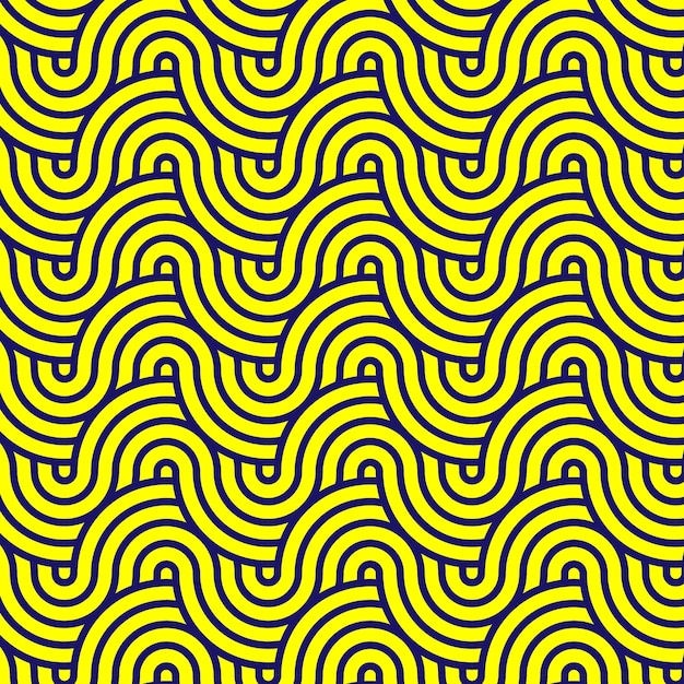 Colección de patrones geométricos sin costuras vectoriales Estilo de fondos abstractos y coloridos