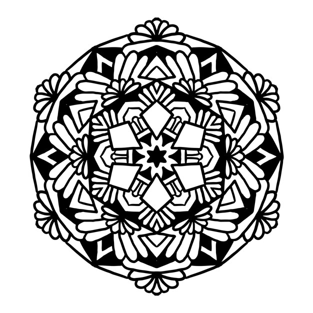 Colección de patrones de mandala vectorial