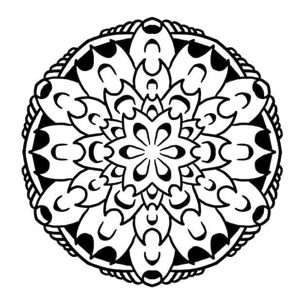 Colección de patrones de mandala vectorial