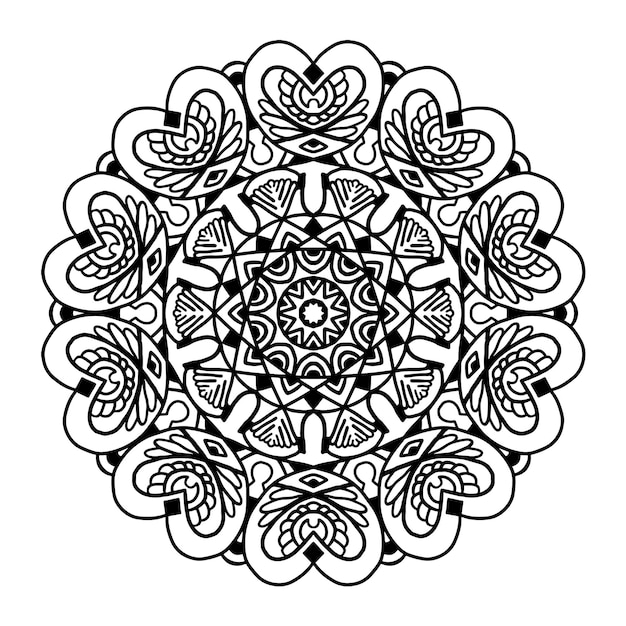 Colección de patrones de mandala vectorial