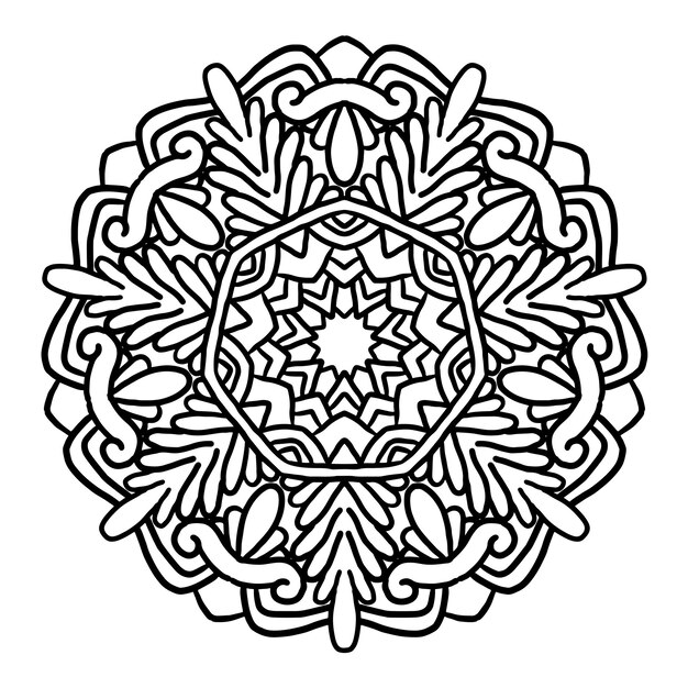 Colección de patrones de mandala vectorial