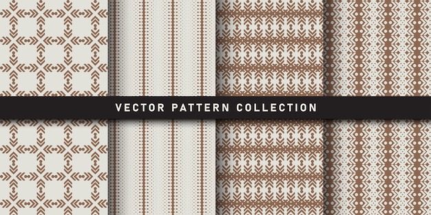 Colección de patrones planos art deco