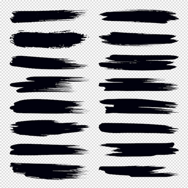 Colección de pinceladas de grunge