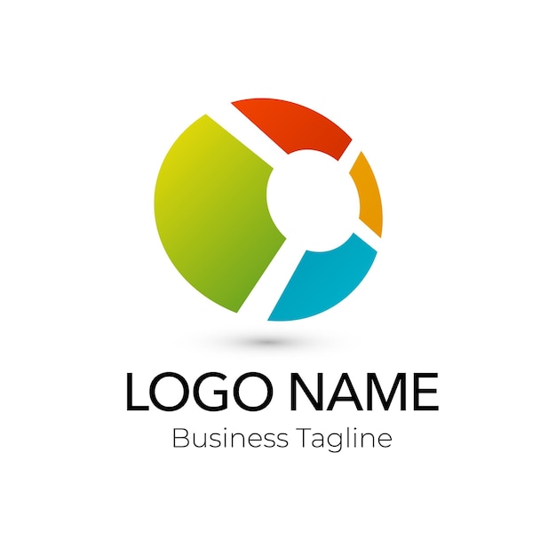 Colección de plantillas de diseño abstracto de logotipo de empresa