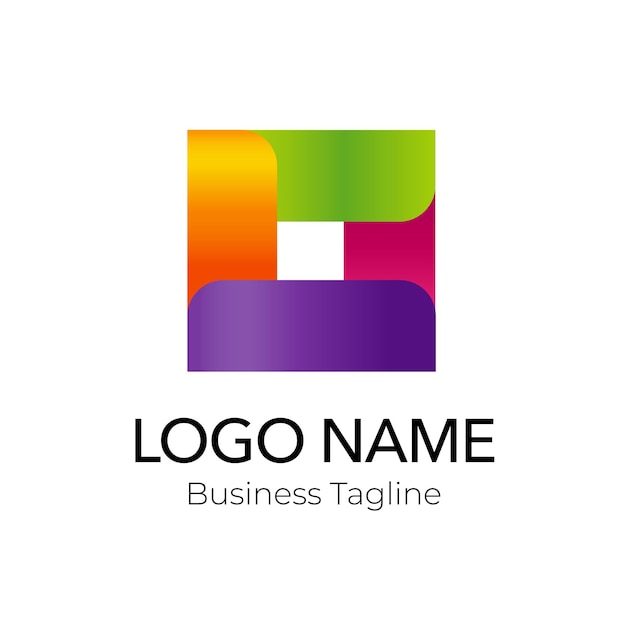 Colección de plantillas de diseño comercial de logotipos de empresas
