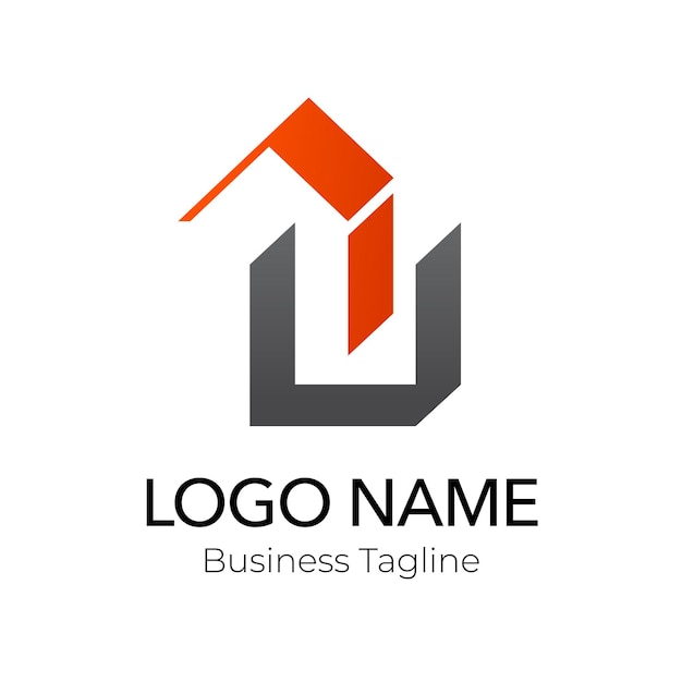 Colección de plantillas de diseño de construcción de edificios inmobiliarios