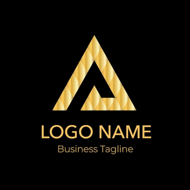 Colección de plantillas de diseño de logotipo de la empresa de negocios de oro de edificios inmobiliarios