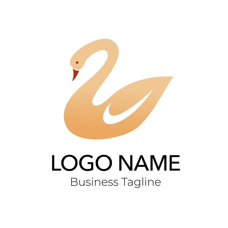 Vector colección de plantillas de diseño de logotipo swan