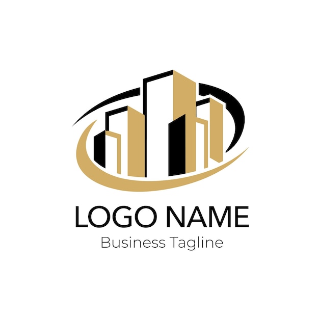 colección de plantillas de diseño de logotipos de agencias de propiedades