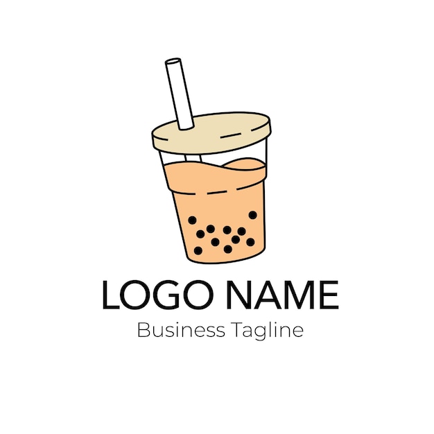Colección de plantillas de diseño de logotipos de bebidas
