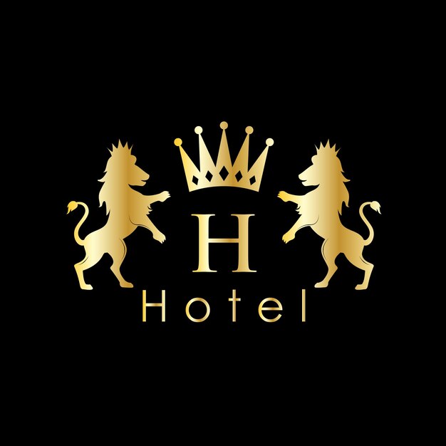 Colección de plantillas de diseño de logotipos de hoteles
