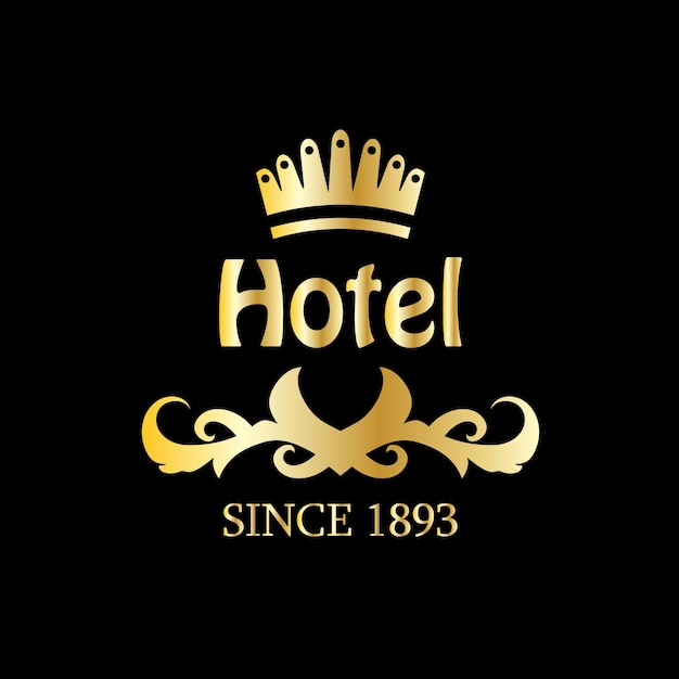 Colección de plantillas de diseño de logotipos de hoteles