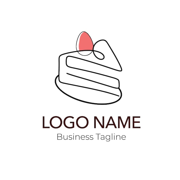 colección de plantillas de diseño de logotipos de negocios para pasteles de panadería