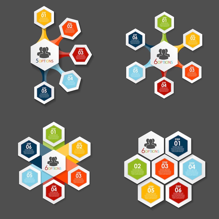 Vector colección de plantillas de infografía para empresas