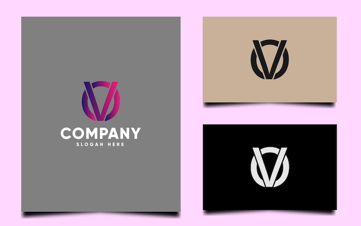 Vector colección de plantillas de logotipo degradado a