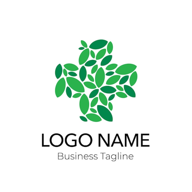 Colección de plantillas de logotipo de diseño médico