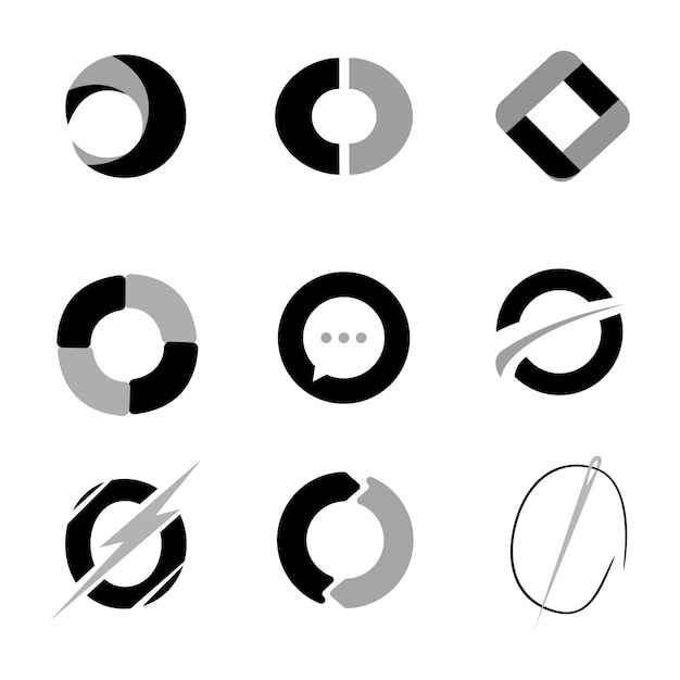 Colección de plantillas de logotipo o