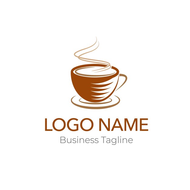 Colección de plantillas de negocios de diseño de logotipo de café