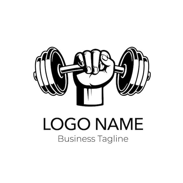 Colección de plantillas de negocios de diseño de logotipo de gimnasio