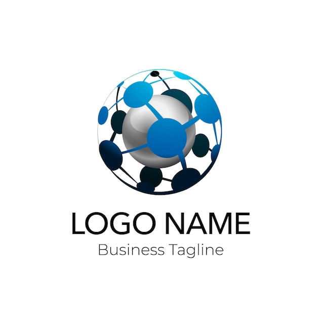 Colección de plantillas de negocios de diseño de logotipo de globo