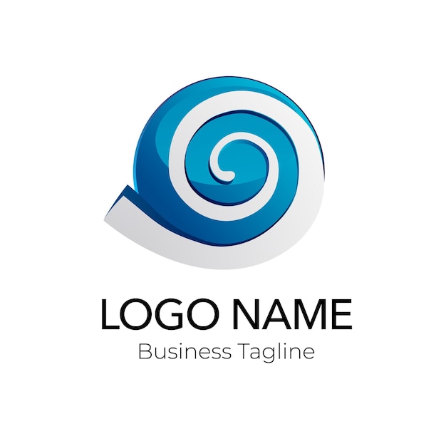 Colección de plantillas de negocios de diseño de logotipo internacional global azul