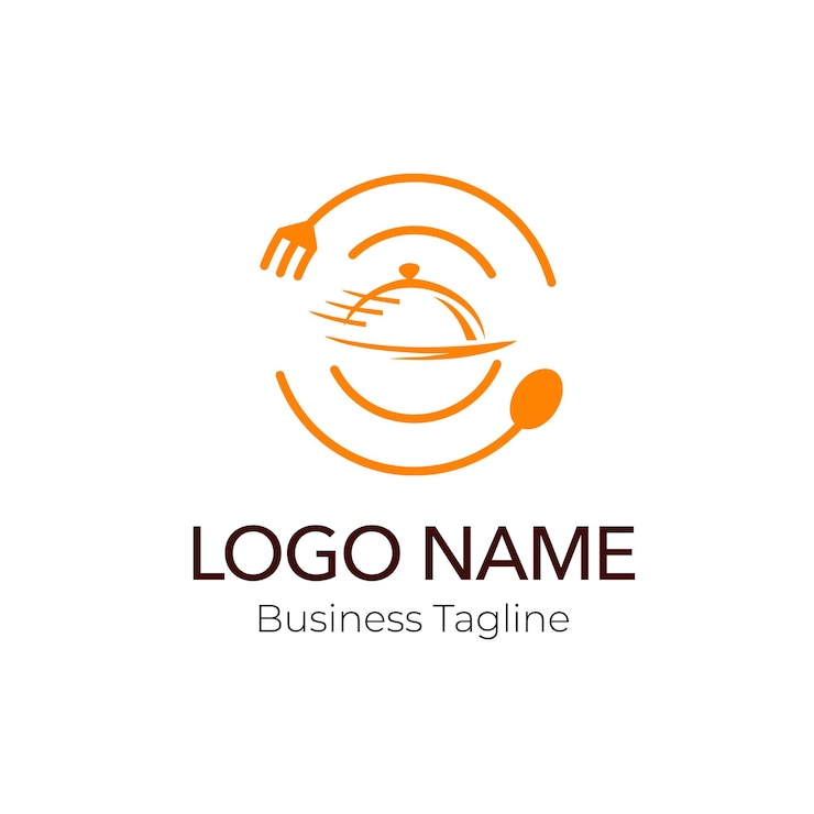 Vector colección de plantillas de negocios de diseño de logotipos de alimentos