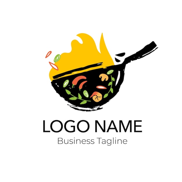 colección de plantillas de negocios de diseño de logotipos de tiendas de catering