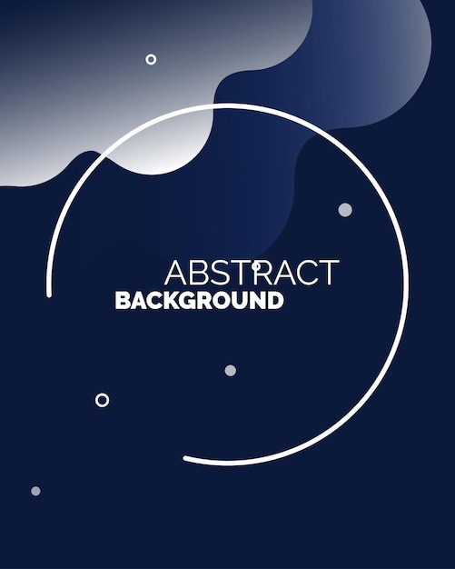 Colección de portadas de formas abstractas con degradado