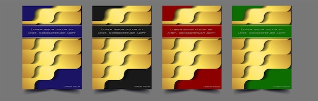 Colección de portadas de lujo mínimo
