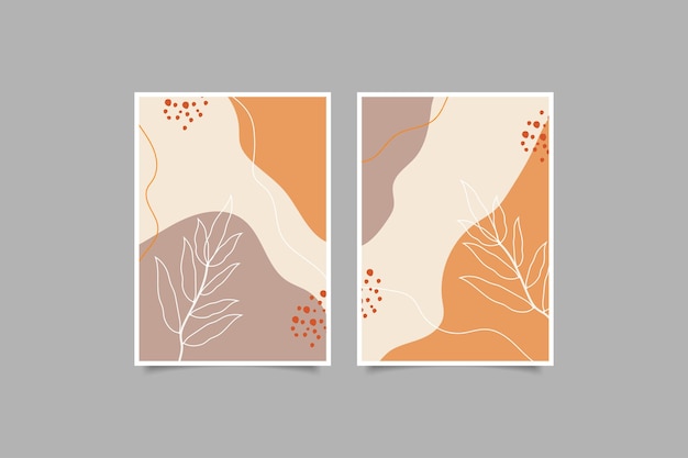 colección de portadas de naturaleza abstracta