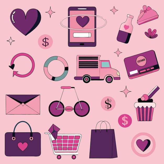 Colección de productos de comercio electrónico