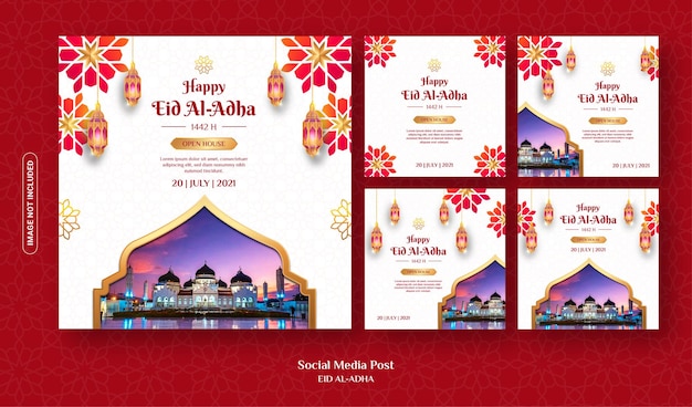 colección de publicaciones de instagram de eid al adha