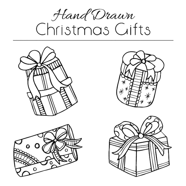 Colección de regalos de Navidad hechos a mano