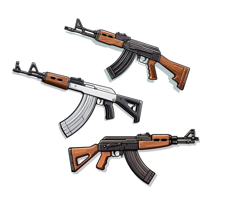 Colección de rifle de asalto AK47