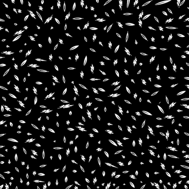 Colección de simples patrones y muestras geométricas de hojas vectoriales ornamentales sin costuras