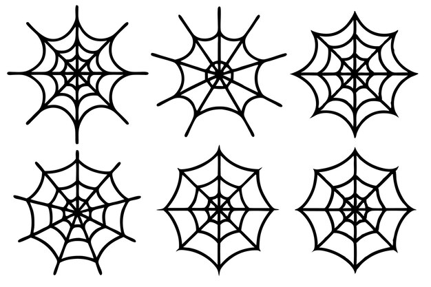 Colección de telarañas de halloween