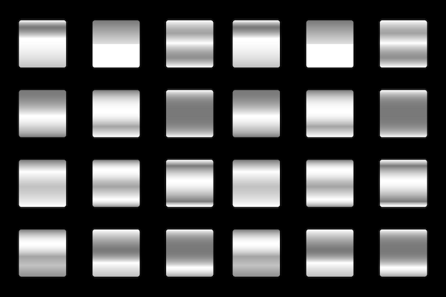 Colección de telón de fondo de textura de color gris brillante