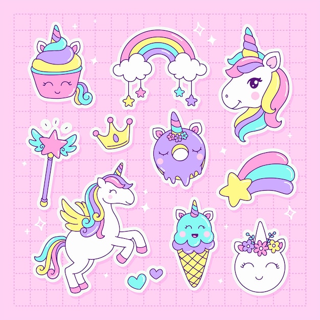 Imágenes de Unicornio Kawaii - Descarga gratuita en Freepik