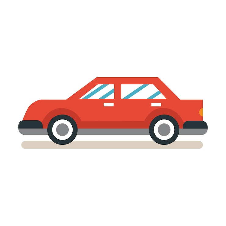 colección de variantes de automóviles con ícono de estilo de diseño plano.