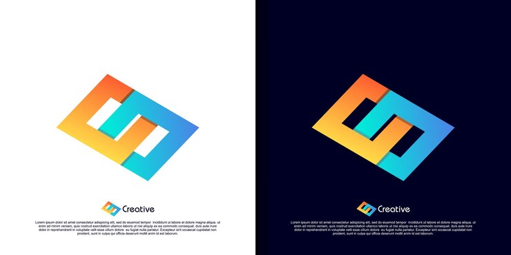 Vector colección de vectores de diseño de logotipos de una parte única simple 6