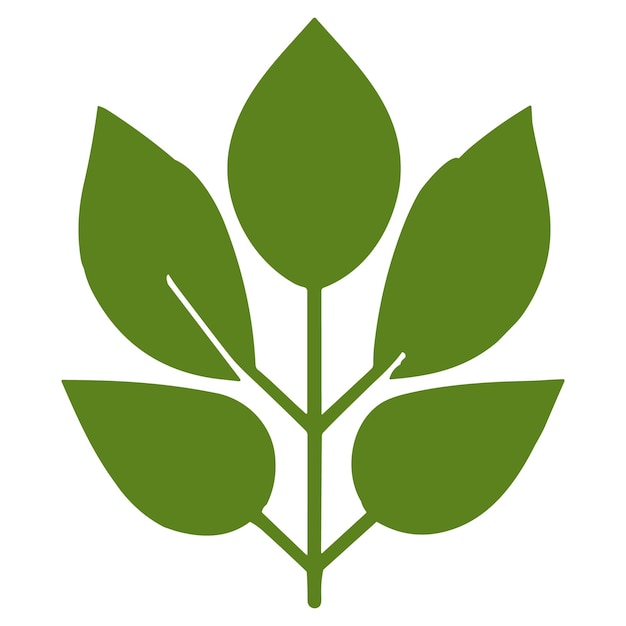 Colección de vectores de elementos de naturaleza de ecología de hoja verde