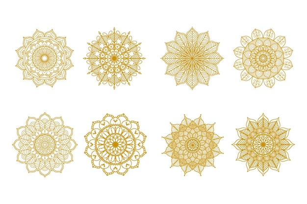 Colección de vectores de mandala islámico